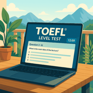 TOEFL level test online